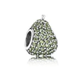 PANDORA Green Pavé Pear Charm - 791486NLG PANDORA Green Pavé Pear Charm - 791486NLG