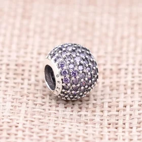 PANDORA Red Pavé Ball Charm - 791051CZR PANDORA Red Pavé Ball Charm - 791051CZR