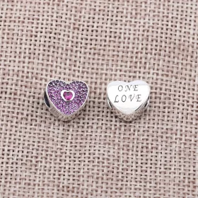 PANDORA Sweet Heart Charm - 791555CZS PANDORA Sweet Heart Charm - 791555CZS