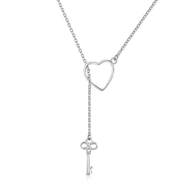 Pandora Style Silver Open Your Heart Necklace - SCN107 Pandora Style Silver Open Your Heart Necklace - SCN107