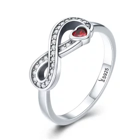 Pandora Style Silver Enduring Heart Ring - SCR415 Pandora Style Silver Enduring Heart Ring - SCR415