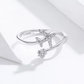 Pandora Style Silver Faraway Open Ring - SCR623 Pandora Style Silver Faraway Open Ring - SCR623