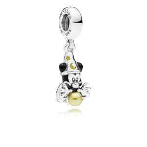PANDORA Disney, Sorcerer Mickey Dangle Charm - 797493ENMX (image for) PANDORA Disney, Sorcerer Mickey Dangle Charm - 797493ENMX