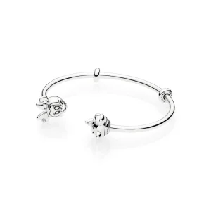 PANDORA Disney, Mickey & Minnie Open Bangle Bracelet - 597494 (image for) PANDORA Disney, Mickey & Minnie Open Bangle Bracelet - 597494