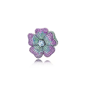 PANDORA Glorious Bloom Pendant, Multi-Colored CZ - 397081NRPMX PANDORA Glorious Bloom Pendant, Multi-Colored CZ - 397081NRPMX
