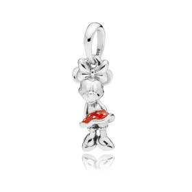 Disney, PANDORA Minnie's Polka Dot Red Dress Pendant - 397768EN09 Disney, PANDORA Minnie's Polka Dot Red Dress Pendant - 397768EN09