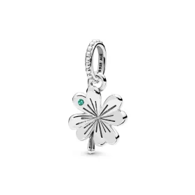 Lucky Four-Leaf Clover Pendant, Pandora Shine™ - 397965NAG Lucky Four-Leaf Clover Pendant, Pandora Shine™ - 397965NAG