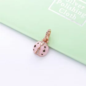 Lucky Pink Ladybird Pendant, Pandora Rose™ - 387909EN160 Lucky Pink Ladybird Pendant, Pandora Rose™ - 387909EN160