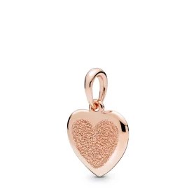 Matte Brilliance Heart Pendant, Pandora Rose™ - 387926 Matte Brilliance Heart Pendant, Pandora Rose™ - 387926