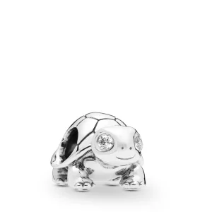 PANDORA Bright-Eyed Turtle Charm - 797878CZ (image for) PANDORA Bright-Eyed Turtle Charm - 797878CZ