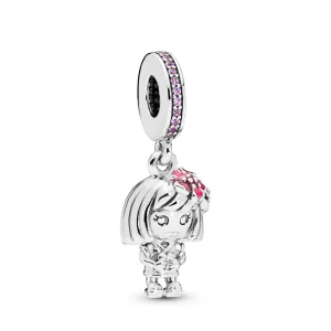 (image for) PANDORA Chinese Flower Girl Dangle Charm - 798114SSP