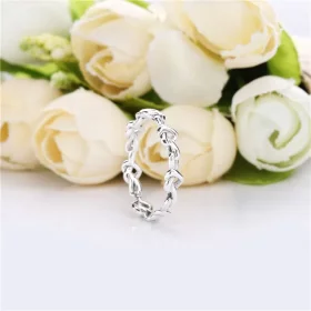 PANDORA Knotted Hearts Band Ring - 198018 PANDORA Knotted Hearts Band Ring - 198018