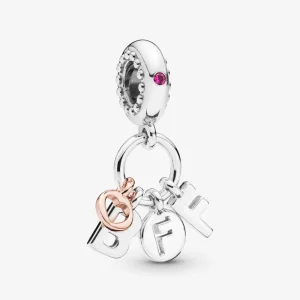 PANDORA Best Friends Forever Letters Dangle Charm - 788165NCC (image for) PANDORA Best Friends Forever Letters Dangle Charm - 788165NCC