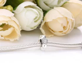 PANDORA Polished Pave Bead Spacer Charm - 798310CZ PANDORA Polished Pave Bead Spacer Charm - 798310CZ