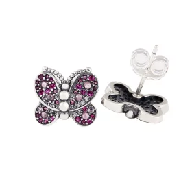 PANDORA Sparkling Butterflies Stud Earrings - P-D-2611 PANDORA Sparkling Butterflies Stud Earrings - P-D-2611
