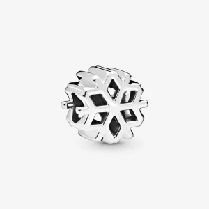 PANDORA Polished Snowflake Charm - 798469C00 (image for) PANDORA Polished Snowflake Charm - 798469C00