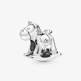 PANDORA Bruno the Unicorn Rocking Horse Charm - 798437C00 PANDORA Bruno the Unicorn Rocking Horse Charm - 798437C00