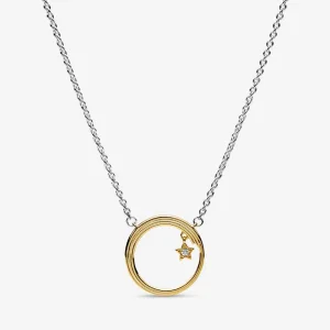 PANDORA Celestial Shooting Star Necklace - 368515C01 (image for) PANDORA Celestial Shooting Star Necklace - 368515C01