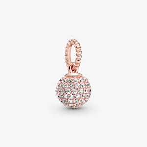 PANDORA Pavé Ball Pendant - 388686C01 (image for) PANDORA Pavé Ball Pendant - 388686C01
