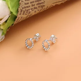 PANDORA Beaded Circle Stud Earrings - 298683C00 PANDORA Beaded Circle Stud Earrings - 298683C00