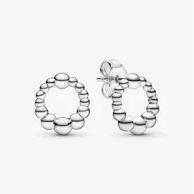 PANDORA Beaded Circle Stud Earrings - 298683C00 PANDORA Beaded Circle Stud Earrings - 298683C00