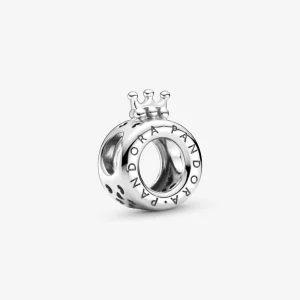 Pandora Logo & Crown O Charm - 799036C00 (image for) Pandora Logo & Crown O Charm - 799036C00