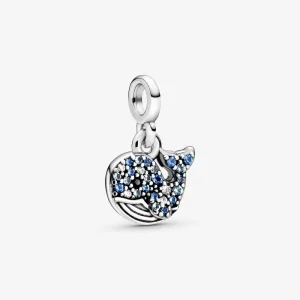 PANDORA My Blue Whale Dangle Charm - 798972C01 (image for) PANDORA My Blue Whale Dangle Charm - 798972C01