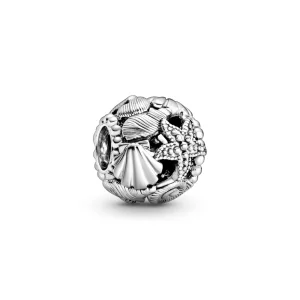 PANDORA Openwork Starfish, Shells & Hearts Charm - 798950C00 (image for) PANDORA Openwork Starfish, Shells & Hearts Charm - 798950C00