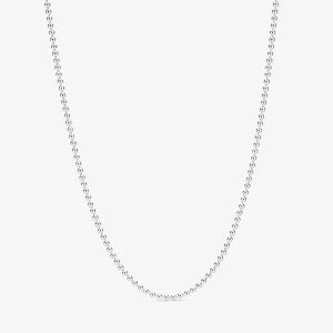 PANDORA Polished Ball Chain Necklace - 399104C00-60 (image for) PANDORA Polished Ball Chain Necklace - 399104C00-60
