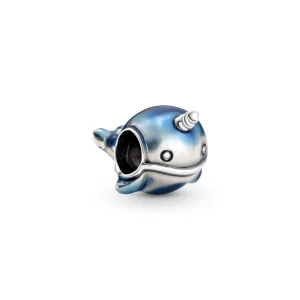 PANDORA Shimmering Narwhal Charm - 798965C01 (image for) PANDORA Shimmering Narwhal Charm - 798965C01
