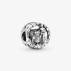 PANDORA Star Wars C-3PO and R2-D2 Openwork Charm - 799245C00 PANDORA Star Wars C-3PO and R2-D2 Openwork Charm - 799245C00