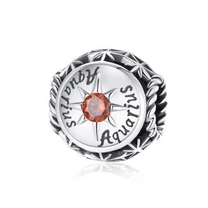 Pandora Style Shining Aquarius Charm - SCC1725-11 (image for) Pandora Style Shining Aquarius Charm - SCC1725-11