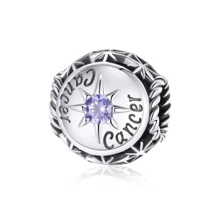 Pandora Style Shining Cancer Charm - SCC1725-4 (image for) Pandora Style Shining Cancer Charm - SCC1725-4