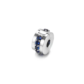 PANDORA Blue Sparkle Clip - 791972C01 PANDORA Blue Sparkle Clip - 791972C01