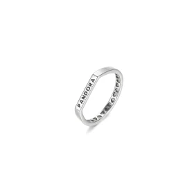 PANDORA Logo Bar Stacking Ring - 199048C00 PANDORA Logo Bar Stacking Ring - 199048C00