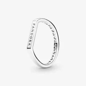PANDORA Logo Bar Stacking Ring - 199048C00 PANDORA Logo Bar Stacking Ring - 199048C00