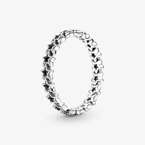 PANDORA Band of Asymmetric Stars Ring - 190029C00 (image for) PANDORA Band of Asymmetric Stars Ring - 190029C00