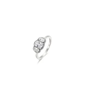 PANDORA Three Stone Vintage Ring - 190049C01 PANDORA Three Stone Vintage Ring - 190049C01