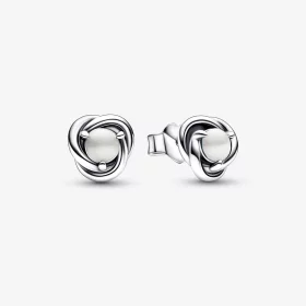 PANDORA June White Eternity Circle Stud Earrings - 292335C03 PANDORA June White Eternity Circle Stud Earrings - 292335C03