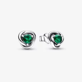PANDORA May Birthstone Eternity Circle Stud Earrings - 292334C08 PANDORA May Birthstone Eternity Circle Stud Earrings - 292334C08