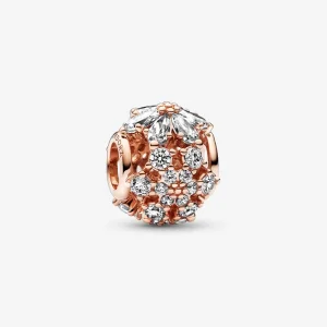 PANDORA Sparkling Herbarium Cluster Round Charm - 782383C01 (image for) PANDORA Sparkling Herbarium Cluster Round Charm - 782383C01