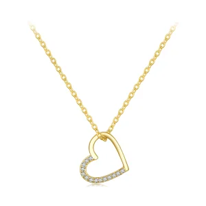 Pandora Style 14K Heart Necklace - SCN347-B (image for) Pandora Style 14K Heart Necklace - SCN347-B