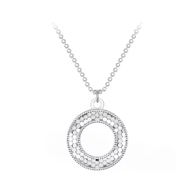 Pandora Style Circle Necklace - BSN343 Pandora Style Circle Necklace - BSN343