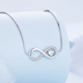Pandora Style Infinity Necklace - BSN276 Pandora Style Infinity Necklace - BSN276