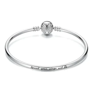 Pandora Style Silver Bangle - BSB084 (image for) Pandora Style Silver Bangle - BSB084