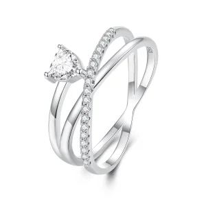 Pandora Style Triple Band Ring - BSR336 (image for) Pandora Style Triple Band Ring - BSR336