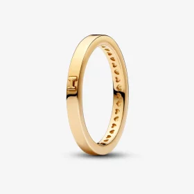 Pandora 14k Gold-plated Love Message Ring - 162613C00 Pandora 14k Gold-plated Love Message Ring - 162613C00