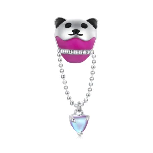 Pandora Style Bear Hot Air Balloon Dangle - SCC2550 (image for) Pandora Style Bear Hot Air Balloon Dangle - SCC2550