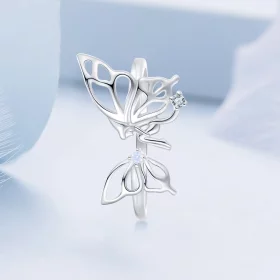 Pandora Style Butterfly Elf Ring - BSR484-E Pandora Style Butterfly Elf Ring - BSR484-E