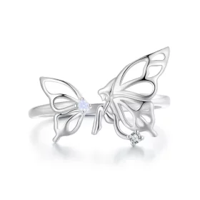 Pandora Style Butterfly Elf Ring - BSR484-E Pandora Style Butterfly Elf Ring - BSR484-E